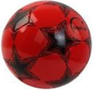 Мяч футбольный для отдыха Start Up E5121 красный/черный р.5