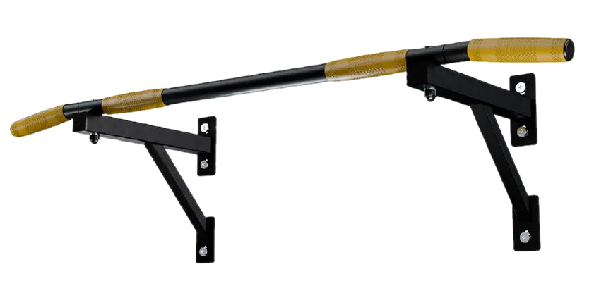 Турник настенный Aktiv черный с желт. ручк