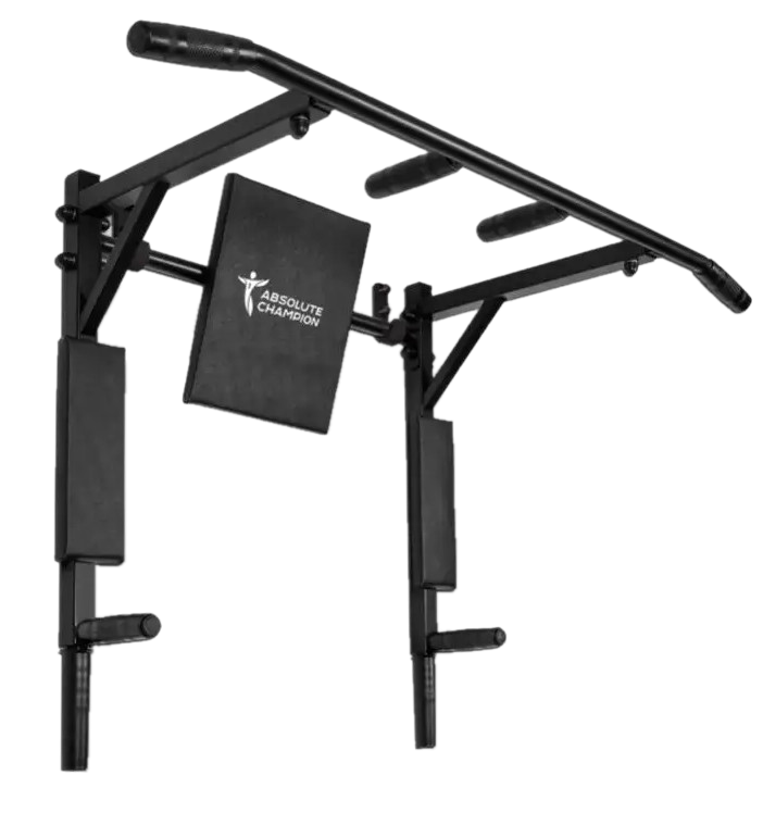 Турник Триумф черный с черными ручками (Большая спинка)