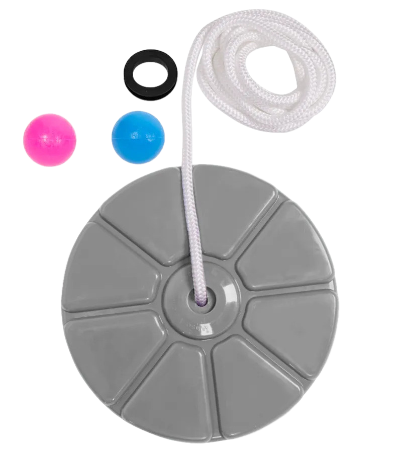 Тарзанка Маленький Чемпион (с упорами) серый