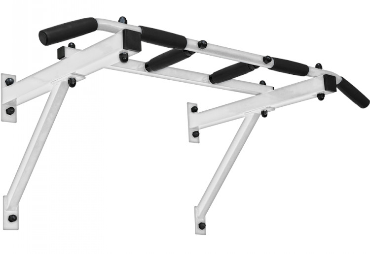 Турник треххватный (крепеж к стене) Белый ВБ разборный Aktiv