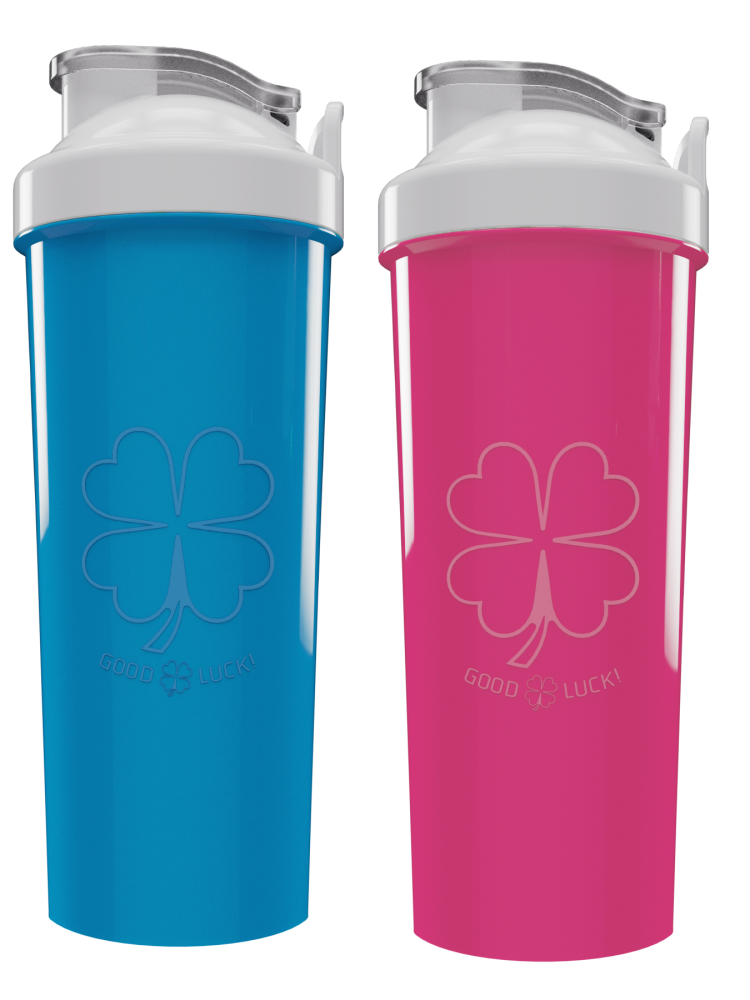 Набор Бутылок для воды 600мл. 2шт (голубой+розовый)